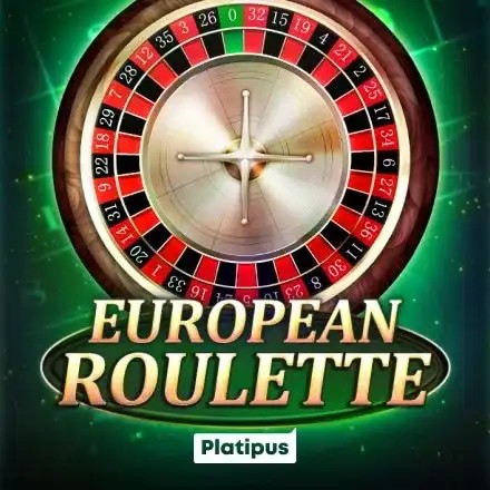 European Roulette online game logo by Platipus on frankcasinoportugal.pt