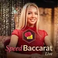 Speed Baccarat A online game logo by Evolution on frankcasinoportugal.pt
